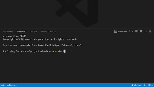 1005 Starting the server