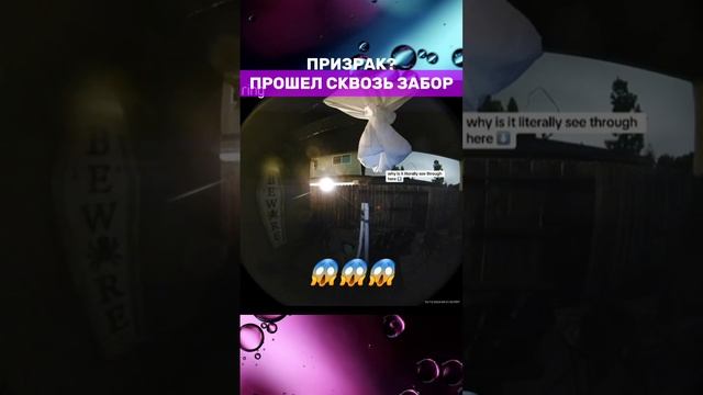 ПРИЗРАК ПРОШЁЛ СКВОЗЬ ЗАБОР