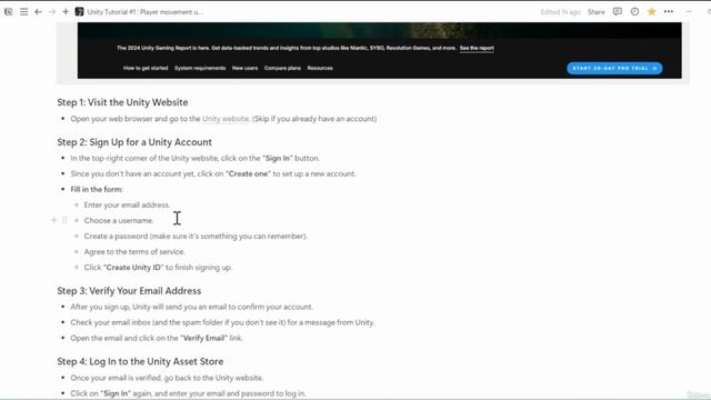 5 -Download & Install Unity Hub, Unity Game Engine Editor, & Essential Packages