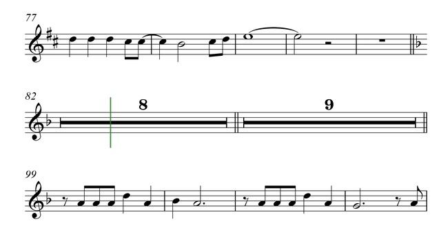 ВИДЕОМИНУС Куда Уходит Детство Саксофон Альт Ноты