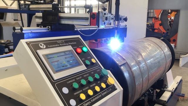 Установка для сварки кольцевых и продольных швов