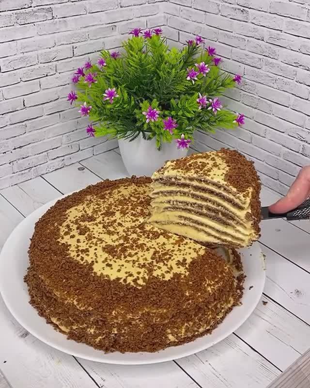 Как приготовить торт без духовки #рецептторта #готовимтортбездуховки #готовимторт