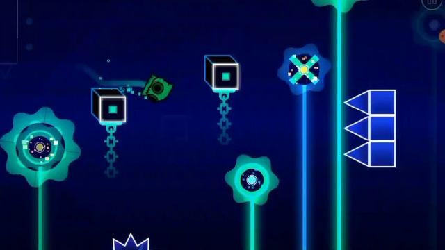 Обзор на обнову в Geometry Dash Lite запись лагает извините