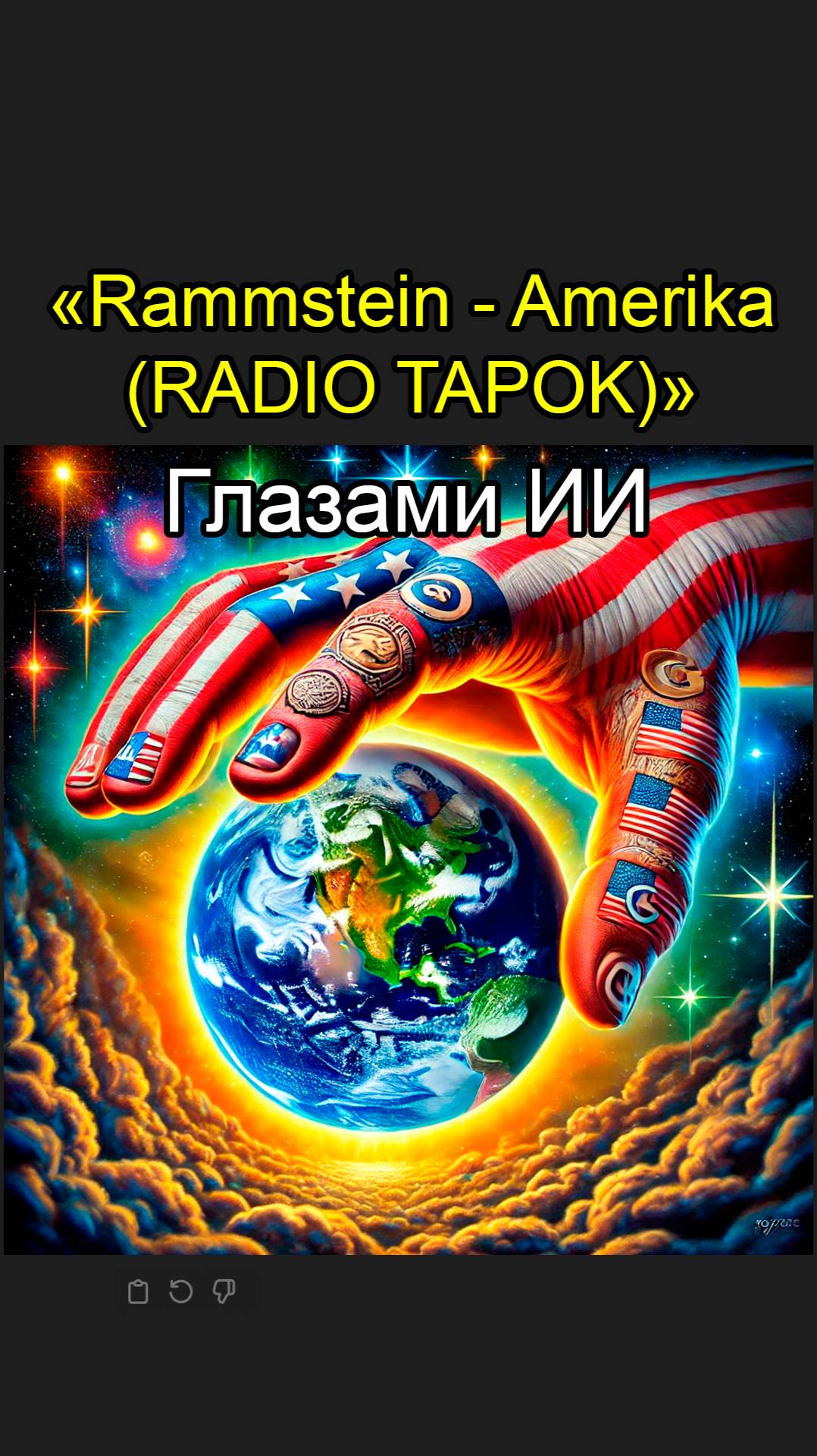 Rammstein | Amerika (RADIO TAPOK) - Глазами Нейросети