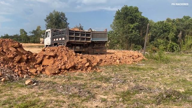 Строительство, ещё один участок под засыпку