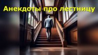 Смешные анекдоты про лестницу