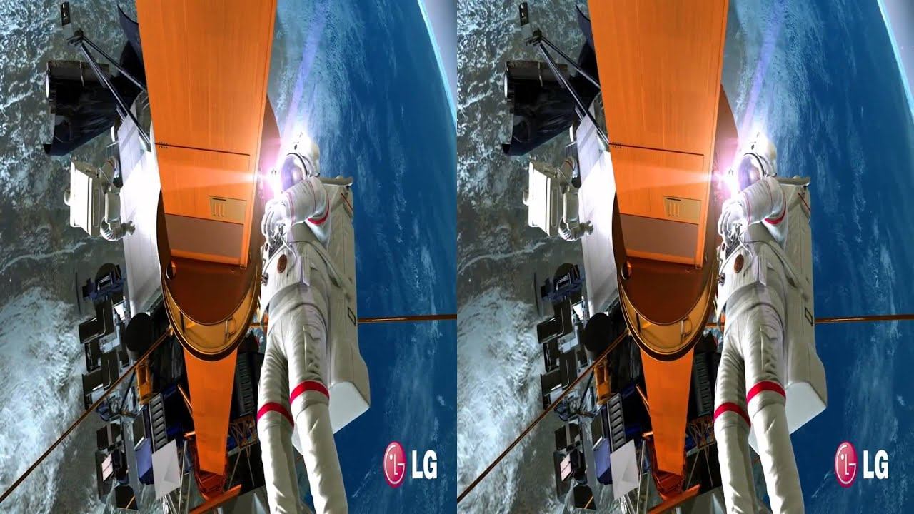 LG 3D Demo - Cinema 3D World II - 3D Side by Side (SBS)