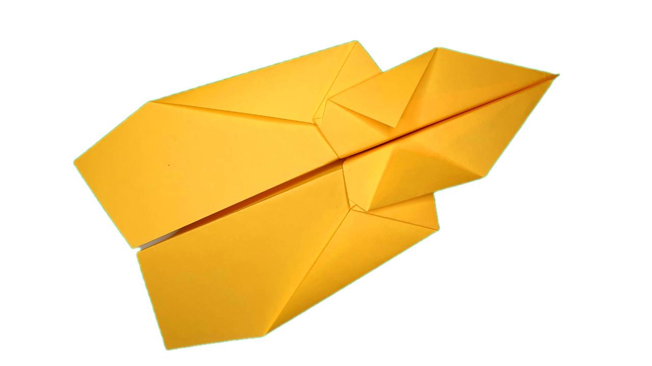 Как сделать бумажный самолетик ✈️ Идеальный полет