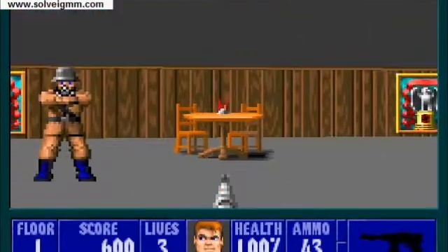 Jogando Wolfenstein (Bethesda)
