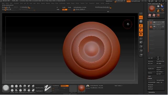 SpeedSculpting Wolf zBrush