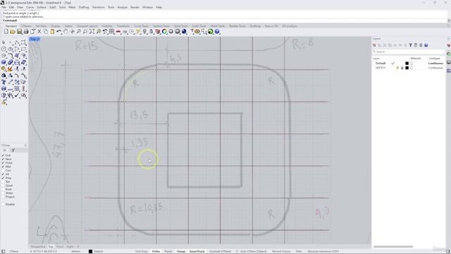 5 - Draw the Plan Grid LineArcPolyline