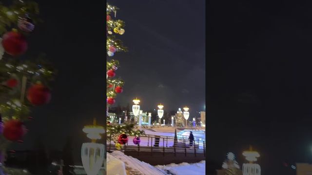 ⛸️На ВДНХ открылся  большой каток