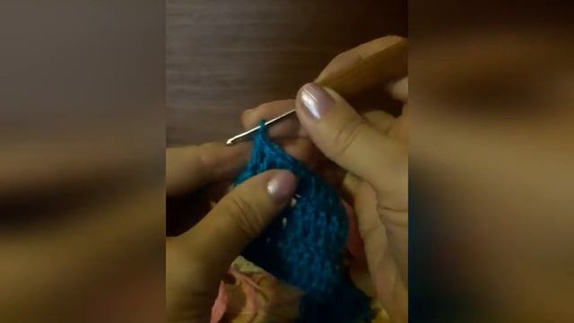 Как вязать полустолбики ,столбики с одним накидом крючком