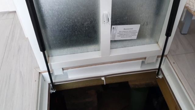 Напольный люк Самоподъемный Невидимка