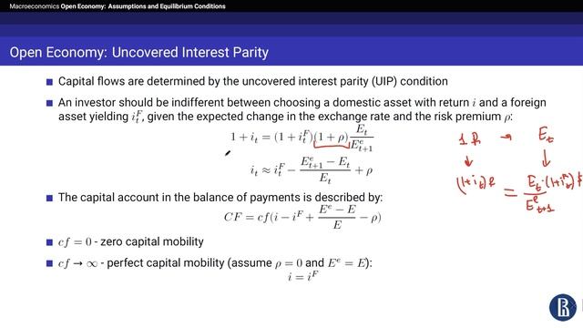 Topic 8. Open Economy: Assumptions & Equilibrium