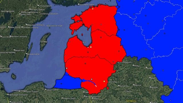 Сражение РФ и стран Прибалтики