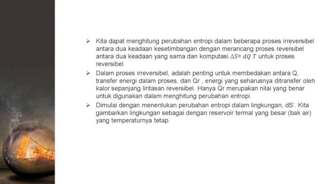 Video Pembelajaran Entropi, Fisika kelas XI.