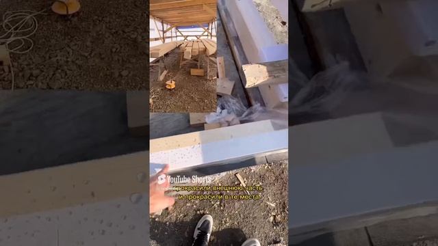 Сборка фахверка зимой #домиздерева #дубровский #тимбер #современныйдом #фахверк