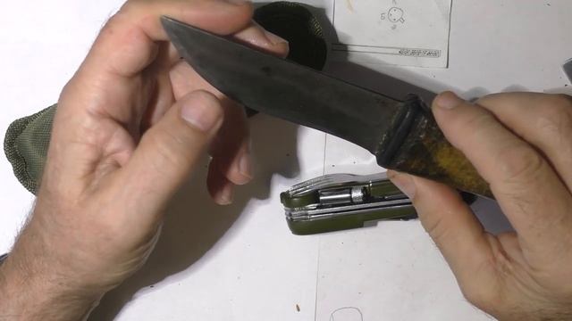 Распаковка из Китая Мини нож бушкрафт