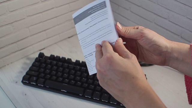 Распаковка Rapoo V500Pro-87