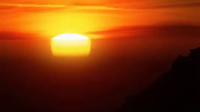 ФУТАЖ Закат солнца - Footage Sunset