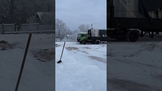 Продолжение следует #строительство #зима