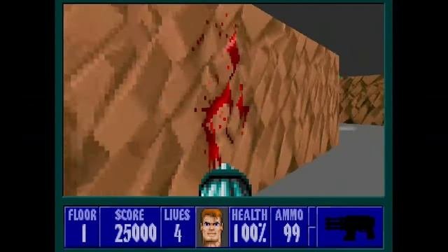 Wolfenstein 3D XBLA E6M1 100% in 1:40