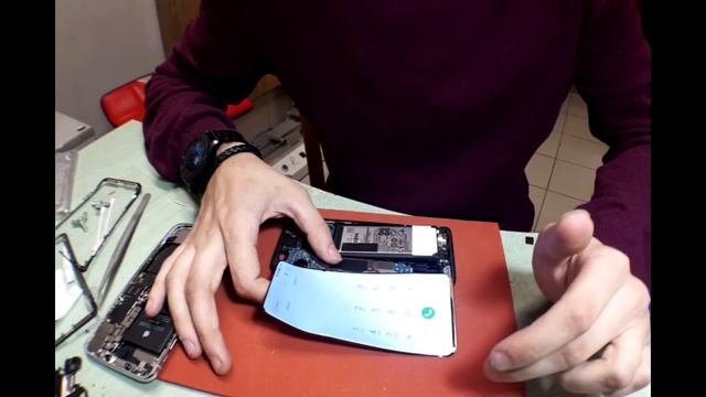 crash test display Samsung Galaxy s9 , тестируем экран без стекла .s9 oled.