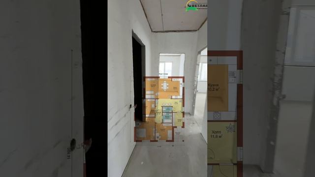 Одноэтажный дом с отделкой white box