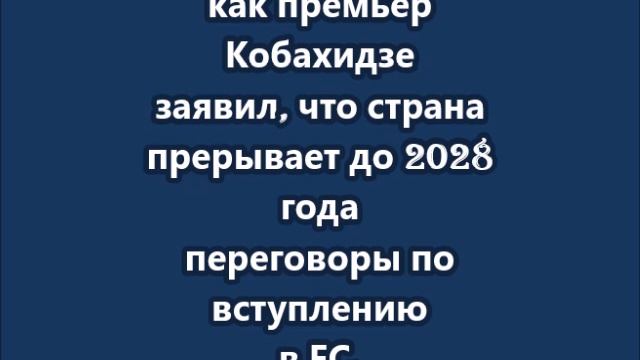 Грузинские оппозиционеры собрались на акции протеста в разных частях страны против решения премьер К