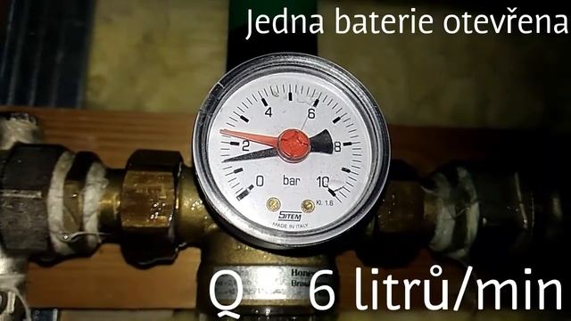 Redukční Ventil S Filtrem Nereguluje Tlak V Rozvodu