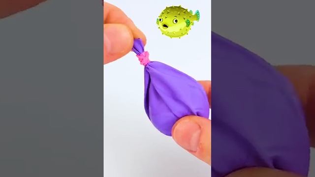 Самодельная рыба-шар DIY Pufferfish Balloon