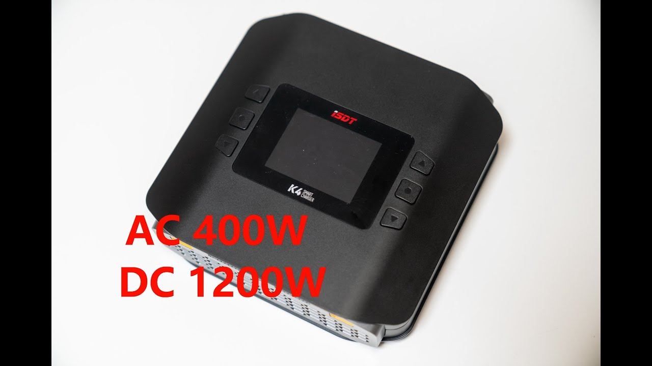ISDT K4 Charger AC 400W DC 1200W with BattAir Function