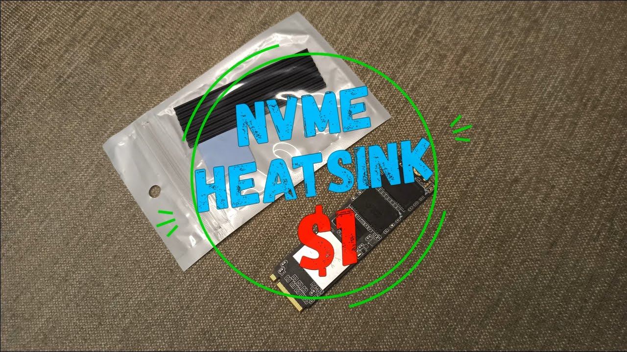 Testing Cheap $1 M.2 Nvme/Sata Heatsink to cooldown your SSD temp!