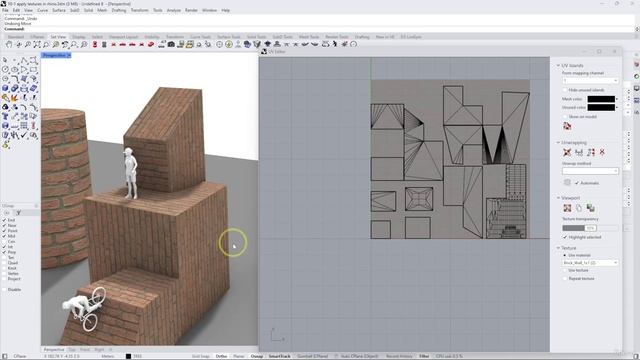 50 - Apply Texture Mapping in Rhino