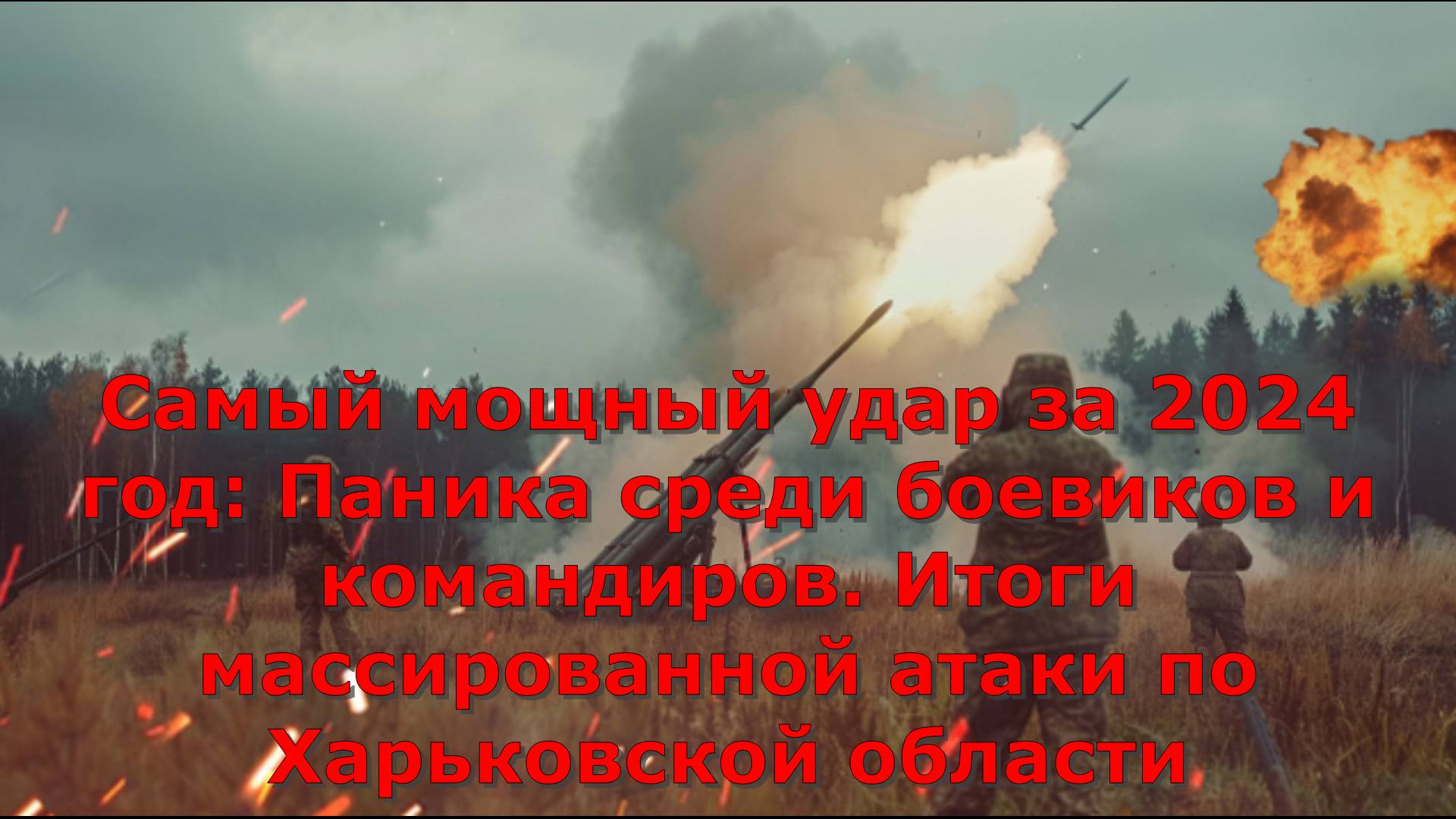 Самый мощный удар за 2024 год: Паника среди боевиков и командиров. Итоги массированной атаки по Харь