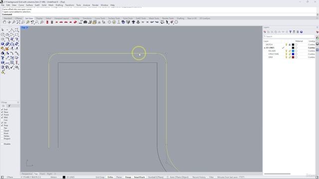 7 - Draw Tower outline OffsetArea