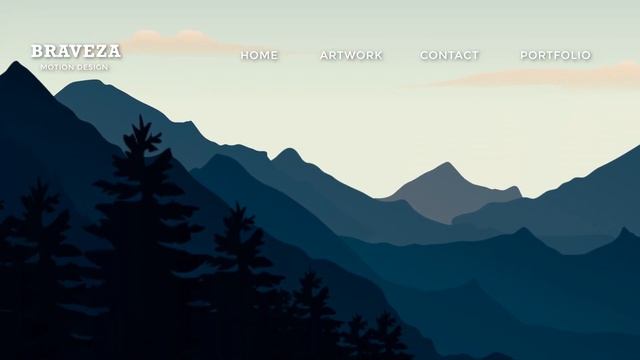 Scroll parallax web site