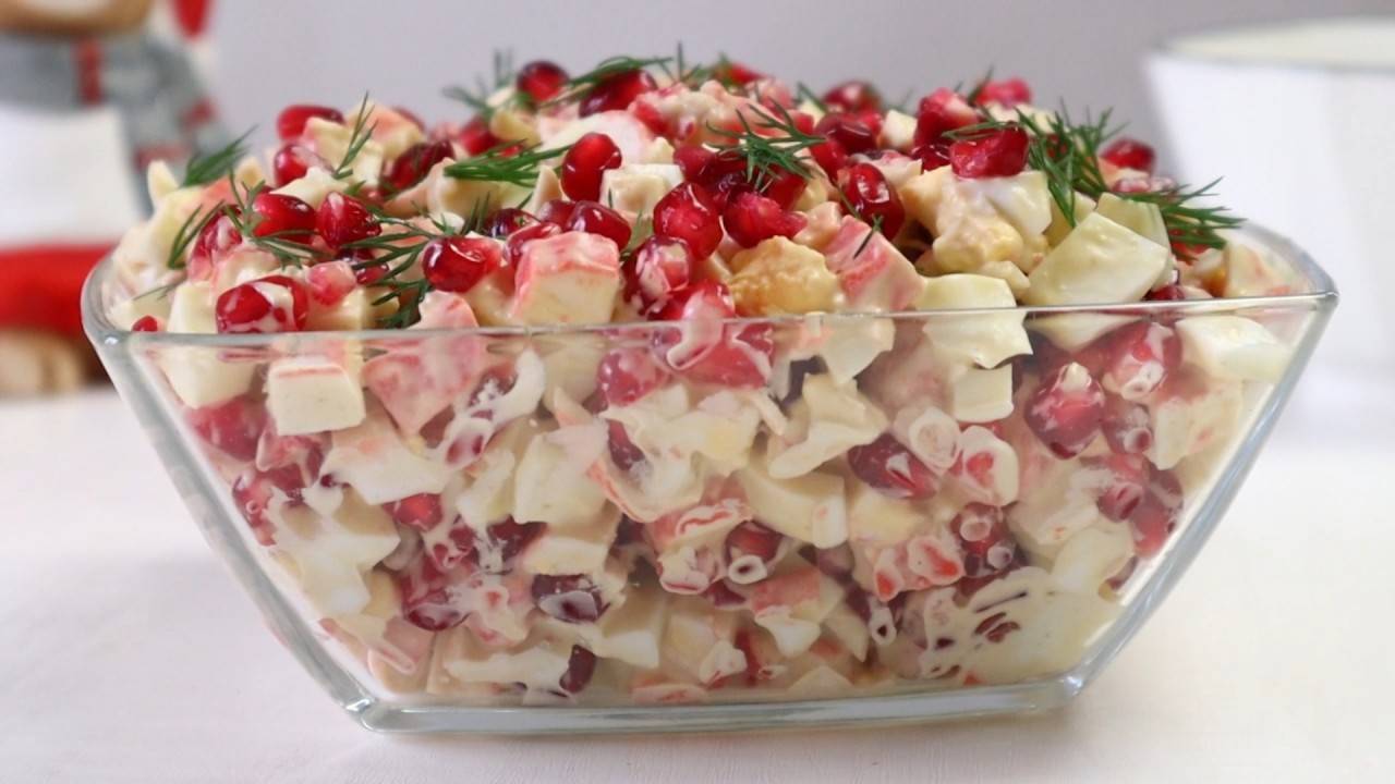 НОВОГОДНИЙ Салат "ШОК" Всего ТРИ ингредиента! НЕСТАНДАРТНЫЙ Крабовый Салат