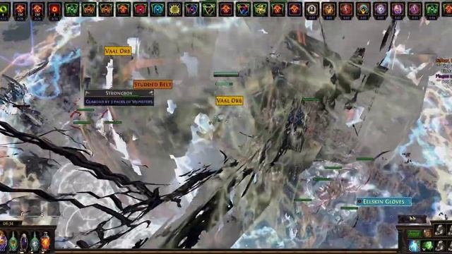 Kinetic Blast Occultist - Self Curse Temporal Chains - Path of Exile Delirium