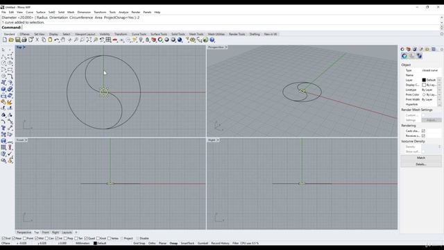 4 - Creating a Yin Yang design