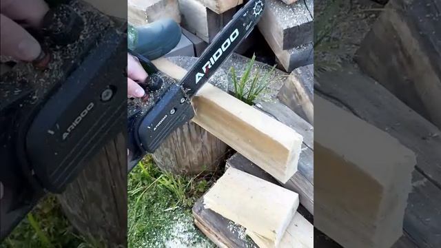 Пила аккумуляторная цепная бесщеточная 12 дюймов с подачей масла, мощная электропила 2