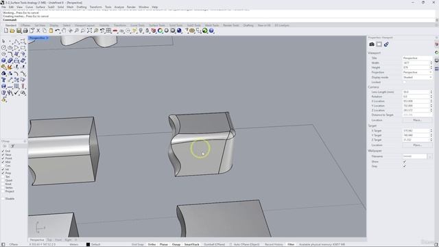 15 - Curve tool Surface tool Analogy ConnectSrfOffsetSrfBlendSrfFilletEdge