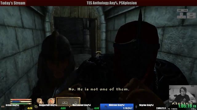 TES Anthology Any% Speedrun in 1h52m21s (2h7m39s RTA)