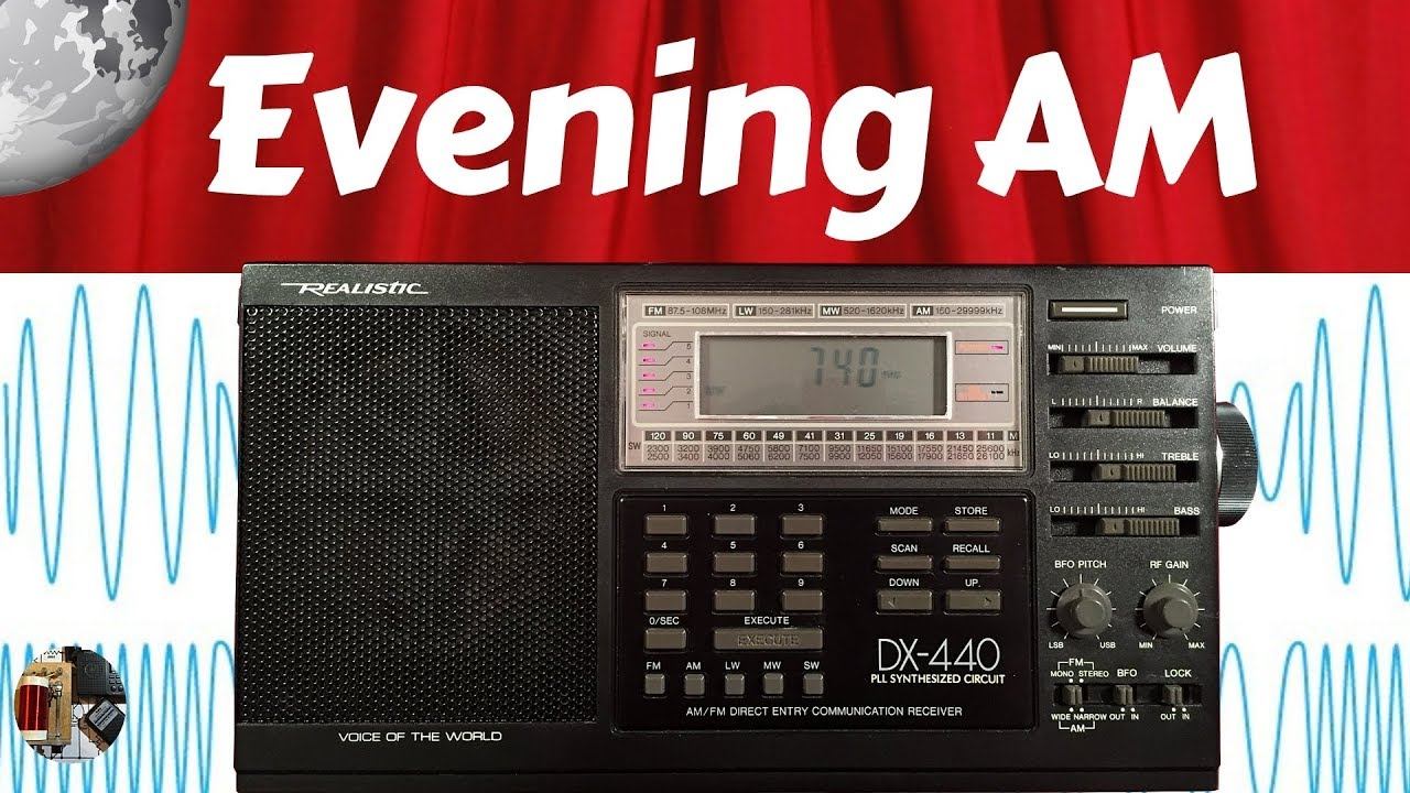 Realistic DX-440 Shortwave Radio | Evening AM