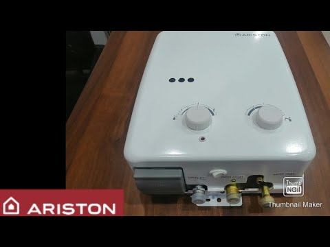 افضل سخان غاز 6 لتر ممكن تشتريه سخان اريستون 🚿 -  Ariston Water Heater DGI6LDFNG