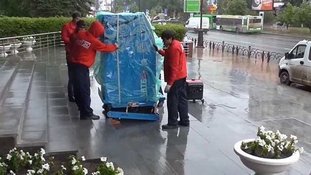 Перевозка банкомата для банка ВТБ24 (Тюмень, сентябрь 2015 года)