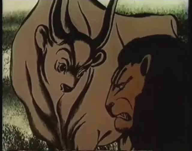Мульт.Лев и бык.1983.Фрагмент