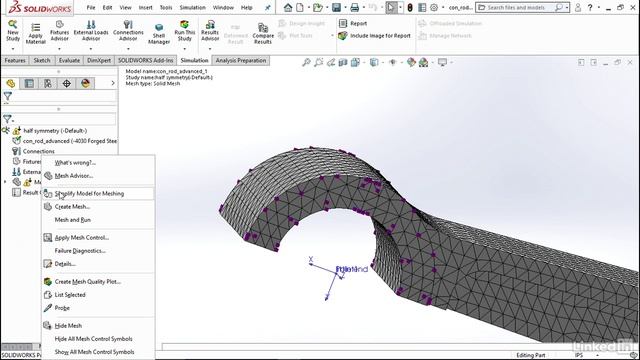 005 Meshing the half model