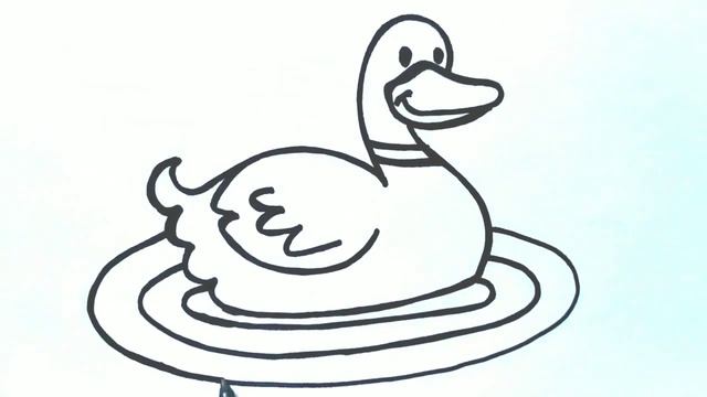 УТОЧКА / мультик раскраска для детей / Нарисуй Ка